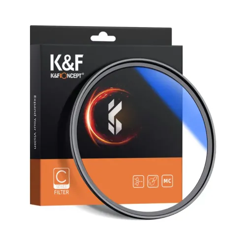 K&F Concept 46mm Classic Series NANO C Blue Multi-Coated HMC UV Camera Lens Filter K&F Concept 46mm Classic Series NANO C Blue Multi-Coated HMC UV Camera Lens Filter