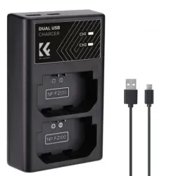 K&F Concept NP-FZ100 Dual Slot Quick Charger K&F Concept NP-FZ100 Dual Slot Quick Charger