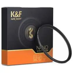 K&F Concept 58mm Nano-X 1/4 Black Diffusion Black Mist Camera Lens Filter K&F Concept 58mm Nano-X 1/4 Black Diffusion Black Mist Camera Lens Filter