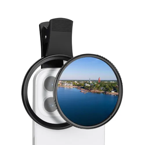 K&F Concept KF01.2901V2 67mm Clip-on ND2-32 Phone Camera Lens Filter K&F Concept KF01.2901V2 67mm Clip-on ND2-32 Phone Camera Lens Filter