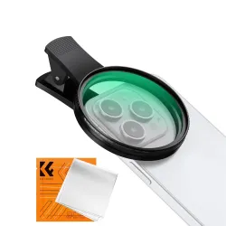 K&F Concept KF01.2898V2 67mm Clip-on Black Mist 1/4 Phone Camera Lens Filter K&F Concept KF01.2898V2 67mm Clip-on Black Mist 1/4 Phone Camera Lens Filter