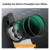 K&F Concept KF01.2898V2 67mm Clip-on Black Mist 1/4 Phone Camera Lens Filter K&F Concept KF01.2898V2 67mm Clip-on Black Mist 1/4 Phone Camera Lens Filter