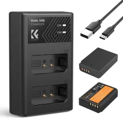 K&F Concept LP-E10 Dual Camera Battery with Dual Charger K&F Concept LP-E10 Dual Camera Battery with Dual Charger
