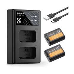 K&F Concept NP-FW50 1100mAh Camera Battery and Dual Slot Charger Kit K&F Concept NP-FW50 1100mAh Camera Battery and Dual Slot Charger Kit