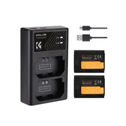 K&F Concept NP-FZ100 Battery and Dual Slot Battery Charger Kit K&F Concept NP-FZ100 Battery and Dual Slot Battery Charger Kit