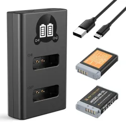 K&F Concept NB-13L 1250mAh Camera Battery and Dual Slot Charger Kit K&F Concept NB-13L 1250mAh Camera Battery and Dual Slot Charger Kit