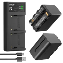 K&F Concept NP-F970 Dual Camera Battery with Dual Charger K&F Concept NP-F970 Dual Camera Battery with Dual Charger