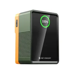 K&F Concept V99 Pro 99Wh PD100W Mini V-Mount Battery With Display K&F Concept V99 Pro 99Wh PD100W Mini V-Mount Battery With Display