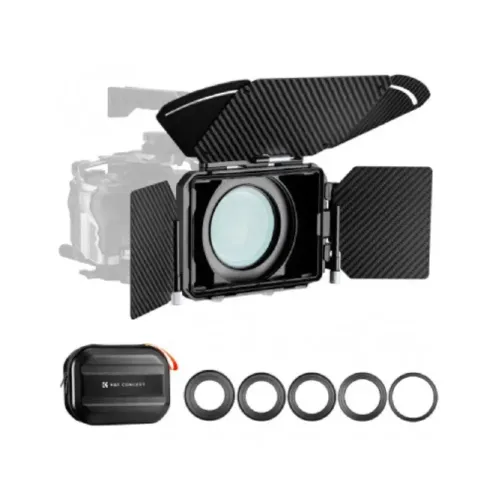 K&F Concept SKU.2322V1 Matte Box Kit Pro With Two 4×5.65″ Square Filters K&F Concept SKU.2322V1 Matte Box Kit Pro With Two 4×5.65″ Square Filters