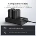 K&F Concept NP-FZ100 Dual Slot Camera Battery Charger With LCD Screen K&F Concept NP-FZ100 Dual Slot Camera Battery Charger With LCD Screen