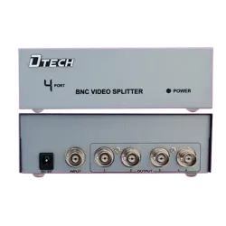 Dtech DT-7104 4 Port BNC Splitter Dtech DT-7104 4 Port BNC Splitter