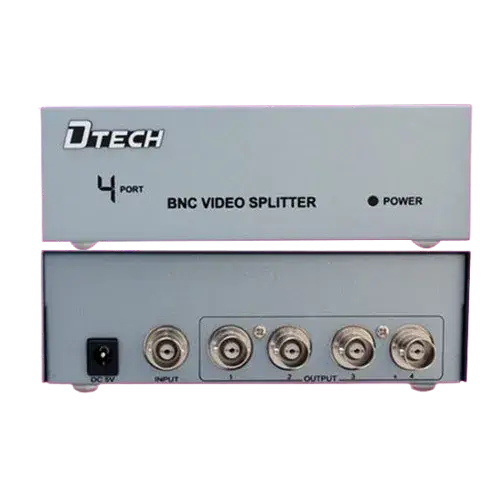 Dtech DT-7104 4 Port BNC Splitter Dtech DT-7104 4 Port BNC Splitter