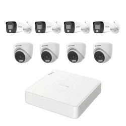 HIKVISION 8 unit 1080P night vision security cc camera Package