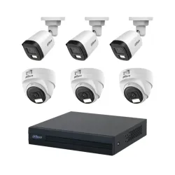 Dahua 6 unit Cc camera package Dahua 6 unit Cc camera package