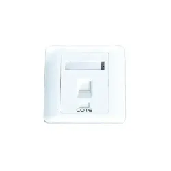 COTE CFP-2101 Single Port Faceplate COTE CFP-2101 Single Port Faceplate