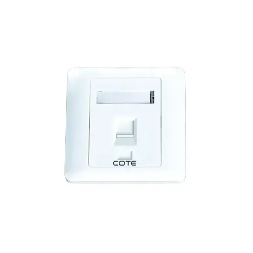 COTE CFP-2101 Single Port Faceplate COTE CFP-2101 Single Port Faceplate