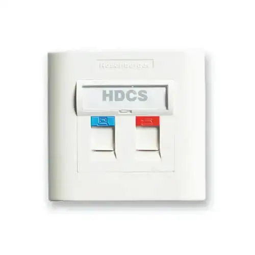 Rosenberger CP21-112-10 Dual Port Faceplate Rosenberger CP21-112-10 Dual Port Faceplate