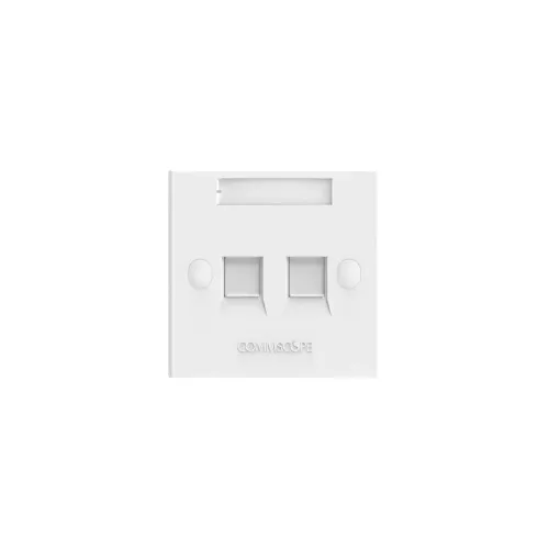 CommScope FPS-BS-2P-W 2-Ports Faceplate Kit CommScope FPS-BS-2P-W 2-Ports Faceplate Kit