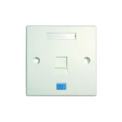 Dintek 1303-12011CH 1-Port Wall Plate with Shutter Dintek 1303-12011CH 1-Port Wall Plate with Shutter