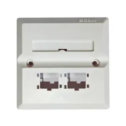R&M R199514 Dual Port Faceplate R&M R199514 Dual Port Faceplate