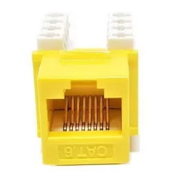 Safenet 35-3010YL Cat6 Modular Jack Yellow Safenet 35-3010YL Cat6 Modular Jack Yellow