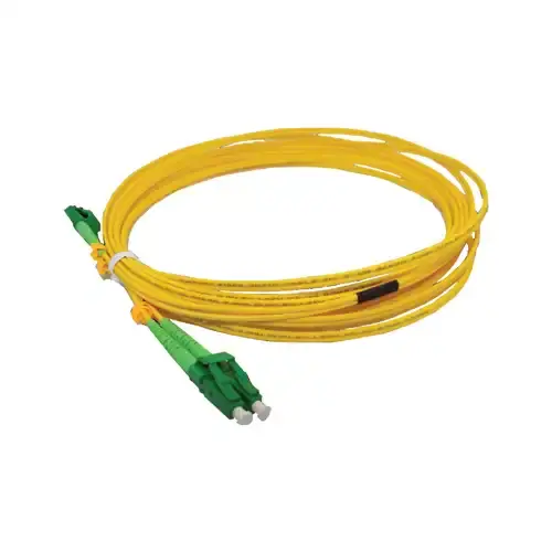Safenet 2422-3011YL 1 Meter SM Duplex Fiber LC/APC Patch Cord
