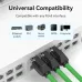 Vention IBPGG 1.5M Cat6A SFTP Patch Cord Cable Green Vention IBPGG 1.5M Cat6A SFTP Patch Cord Cable Green