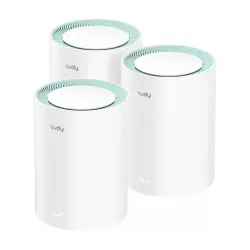 Cudy M1500 AX1500 Dual Band Wi-Fi 6 Mesh Router (3 Pack) Cudy M1500 AX1500 Dual Band Wi-Fi 6 Mesh Router (3 Pack)