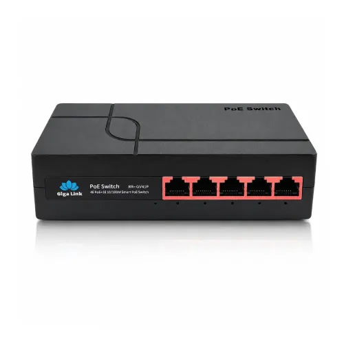 Gigalink RR-GV41P 5 Port PoE Switch Gigalink RR-GV41P 5 Port PoE Switch