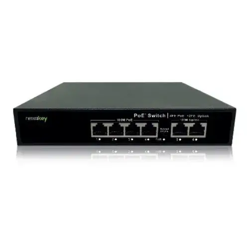 Nexakey NS6000S-4P2U 4 Port 100M Unmanaged PoE Switch Nexakey NS6000S-4P2U 4 Port 100M Unmanaged PoE Switch