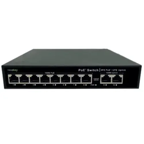 Nexakey NS6000S-8P2U 100M 8port Unmanaged PoE Switch Nexakey NS6000S-8P2U 100M 8port Unmanaged PoE Switch