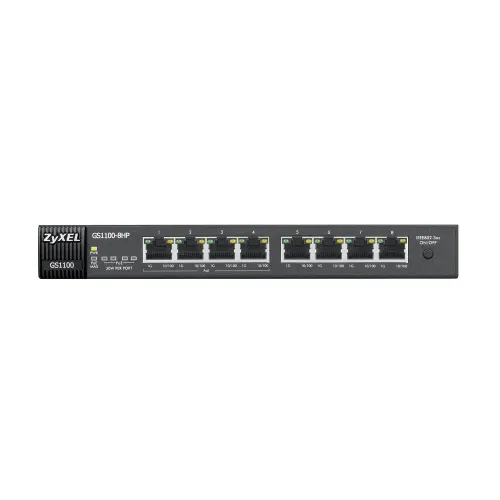 Zyxel GS1100 8HP 8-port Unmanaged PoE Switch Zyxel GS1100 8HP 8-port Unmanaged PoE Switch