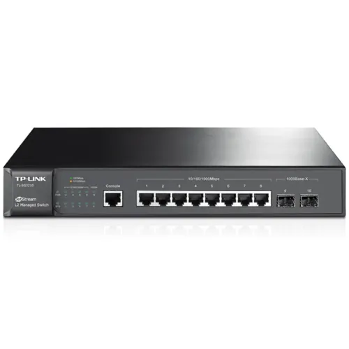 TP-Link TL-SG3210 JetStream 8-Port Gigabit L2 Managed Switch with 2 SFP Ports TP-Link TL-SG3210 JetStream 8-Port Gigabit L2 Managed Switch with 2 SFP Ports