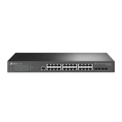 TP-Link TL-SG3428 JetStream 24-Port Gigabit L2+ Managed Switch with 4 SFP Slots TP-Link TL-SG3428 JetStream 24-Port Gigabit L2+ Managed Switch with 4 SFP Slots