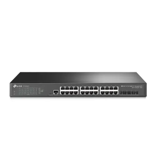 TP-Link TL-SG3428X JetStream 24-Port Gigabit L2+ Managed Switch with 4 10GE SFP+ Slots TP-Link TL-SG3428X JetStream 24-Port Gigabit L2+ Managed Switch with 4 10GE SFP+ Slots