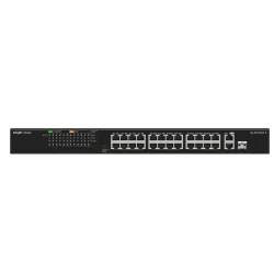 Ruijie RG-ES126FGS-LP 24-Port 10/100 with 2-Port Gigabit Unmanaged PoE Switch Ruijie RG-ES126FGS-LP 24-Port 10/100 with 2-Port Gigabit Unmanaged PoE Switch