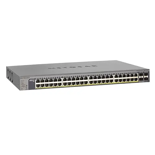 Netgear GS752TP 52 Port Gigabit Ethernet Smart Switch (4SFP) Netgear GS752TP 52 Port Gigabit Ethernet Smart Switch (4SFP)