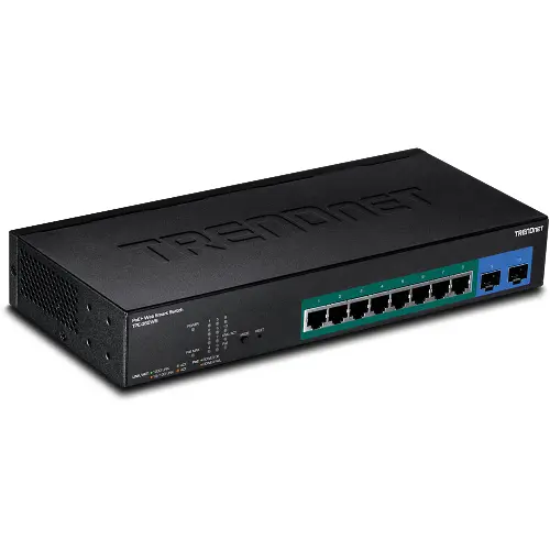 TRENDnet TPE-082WS 10-Port Gigabit Web Smart PoE+ Switch TRENDnet TPE-082WS 10-Port Gigabit Web Smart PoE+ Switch