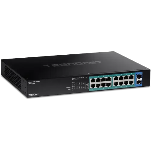 TRENDnet TPE-TG182 18-Port Gigabit PoE+ Switch TRENDnet TPE-TG182 18-Port Gigabit PoE+ Switch