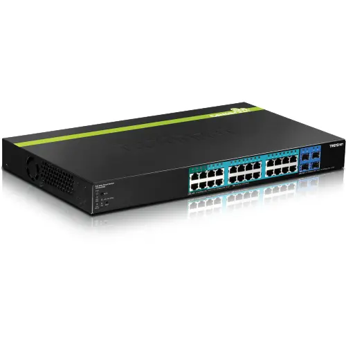 TRENDnet TPE-2840WS 28-Port Gigabit Web Smart PoE+ Switch TRENDnet TPE-2840WS 28-Port Gigabit Web Smart PoE+ Switch
