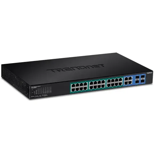 TRENDnet TPE-5028WS 28-Port Gigabit Web Smart PoE+ Switch TRENDnet TPE-5028WS 28-Port Gigabit Web Smart PoE+ Switch