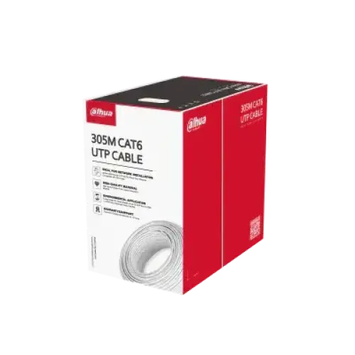Dahua PFM922I-6UN-C CAT6 305 Meter UTP Cable (Orange/White)