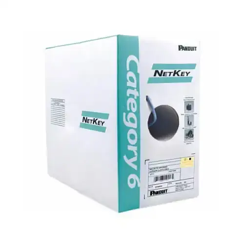 Panduit Netkey NUC6C04BU-FE 305 Meter Blue Cat6 UTP Copper Cable Panduit Netkey NUC6C04BU-FE 305 Meter Blue Cat6 UTP Copper Cable