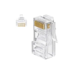 Safenet 36-3000WT-CE Cat6 8P8C RJ45 Connector (50 Pcs) Safenet 36-3000WT-CE Cat6 8P8C RJ45 Connector (50 Pcs)