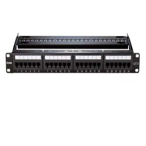 D-Link NPP-C61BLK241 24 Port Full Loaded Patch Panel D-Link NPP-C61BLK241 24 Port Full Loaded Patch Panel
