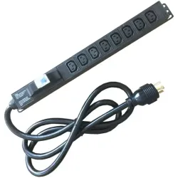 DateUp 8 Port PDU With 2 Meter Cable for Server Rack DateUp 8 Port PDU With 2 Meter Cable for Server Rack