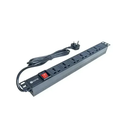 COTE CPDU-1U-6US-13AMP 6-Port Universal 3 Pin PDU COTE CPDU-1U-6US-13AMP 6-Port Universal 3 Pin PDU