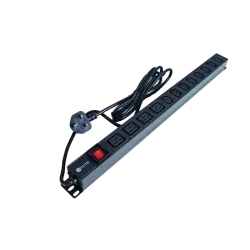 COTE CPDU-1U-12(8-C13+4-C19)-16AMP 1U 12 Port Back-to-Back PDU COTE CPDU-1U-12(8-C13+4-C19)-16AMP 1U 12 Port Back-to-Back PDU