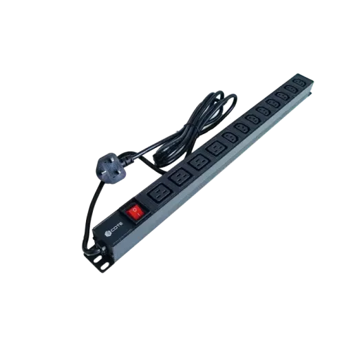 COTE CPDU-1U-12(8-C13+4-C19)-16AMP 1U 12 Port Back-to-Back PDU COTE CPDU-1U-12(8-C13+4-C19)-16AMP 1U 12 Port Back-to-Back PDU