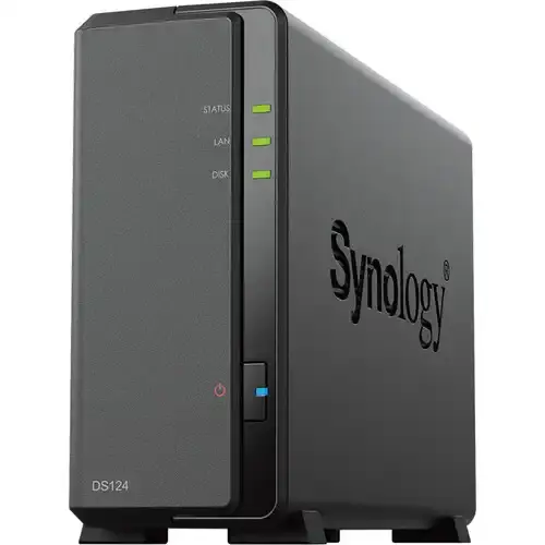 Synology DiskStation DS124 1-Bay NAS Enclosure Synology DiskStation DS124 1-Bay NAS Enclosure